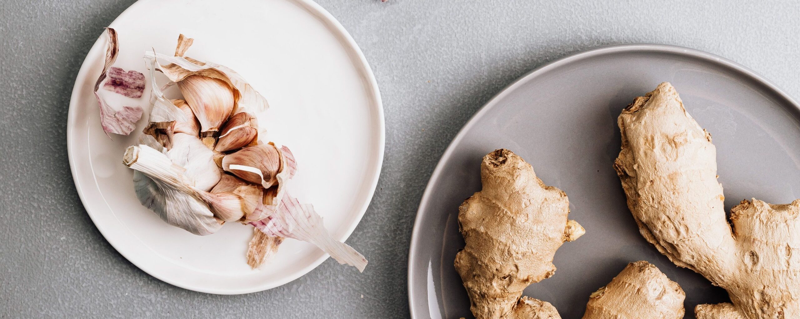 Ginger and garlic help warm your Spleen and your gut health